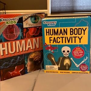Discovery Kids Human Body book and kit